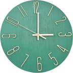 Wall Clock, Silent Clock, Wall Clocks Battery Operated， 12 inch Modern Wall by Fapugh