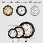 Plumeet Small Retro Wall Clock - Image 7