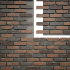 EverStone Aged Brick Faux Brick Panel, 46 7/8"W x 27"H x 1 1/4"D, Clay Creek - Image 9