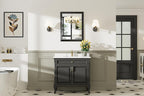 Briivue 24x30 Inch Black Bathroom Mirror - Image 3