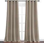 NICETOWN Taupe Blackout Curtains 102" Long, 2 Pieces - Image 2