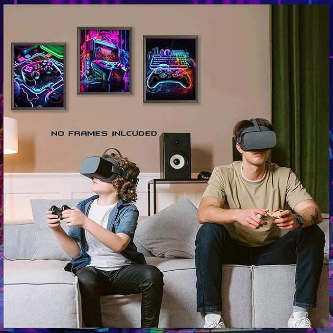 BGFCE Game Room Decor Posters Set of 3 - Image 7