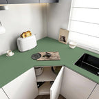 Wood Contact Paper Green Peel and Stick Wallpaper, Thickened No Tearing Vinyl - Image 3