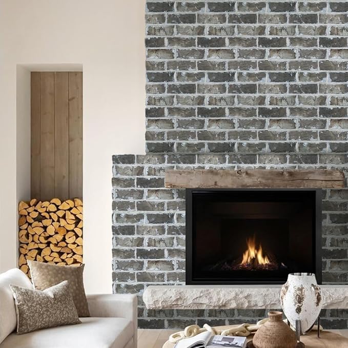 Commomy 3D Faux Brick Peel and Stick Tiles - Image 3