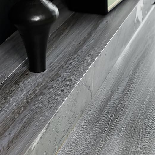Wood Grain Peel and Stick Floor Tiles – 11.8” Width, Full Roll Length of 394" – - Image 8