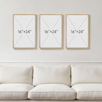 Framed Large Van Gogh Wall Art for Living Room, 3 Pieces Vintage Sage Green - Image 5