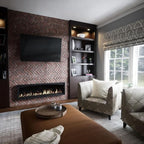 EverStone Herringbone Faux Brick Panel, 46 1/2"W x 25 1/4"H x 1"D, Burnished - Image 11