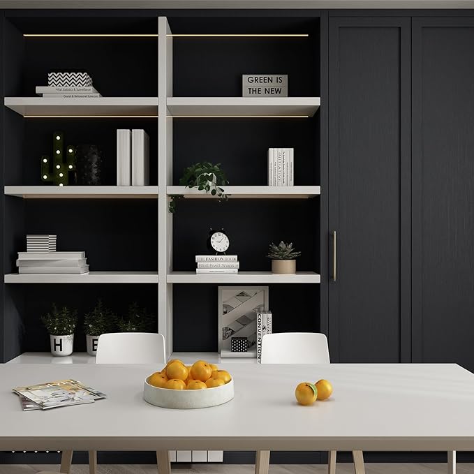 FUKU MON 23.6" X 393" Dark Gray Wallpaper Peel and Stick Contact Paper Solid - Image 5