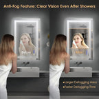 16×24 inches LED Bathroom Mirror, Bathroom Vanity Mirror - Image 5