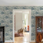 Tempaper Textured Green Canopy Toile Faux Grasscloth Removable Peel and Stick - Image 10