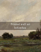 InSimSea Framed Canvas Wall Art, Vintage Landscape Art - Image 6