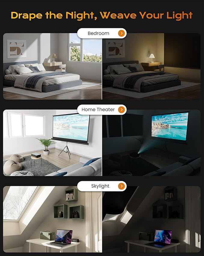 16" W x44 H Portable Blackout Curtains - Image 5