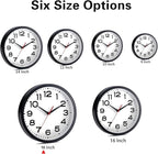 Roymnie Wall Clock Silent Non-Ticking Modern Clock Battery Operated 18 Inch - Image 3