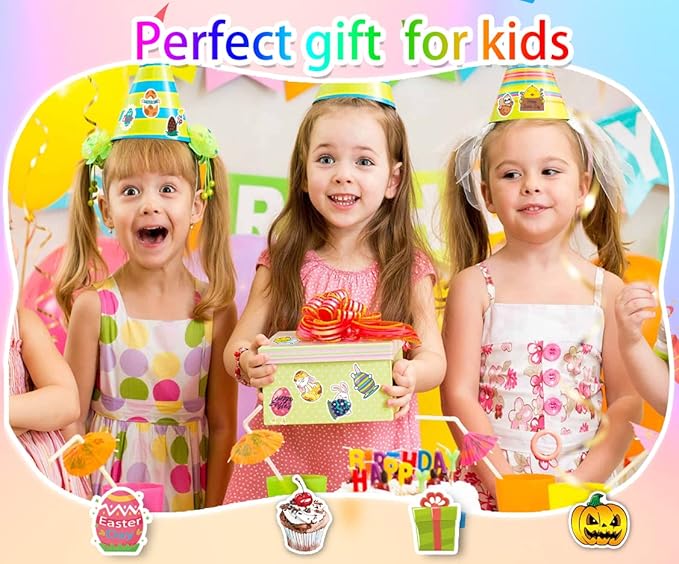 200Pcs Water Bottle Stickers for Kids Teens, Waterproof Vinyl Stickers, Stickers for Water Bottles