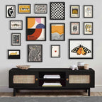 ANERZA 16 PCS Framed Eclectic Wall Art Decor, Modern Maximalist Wall Prints - Image 6