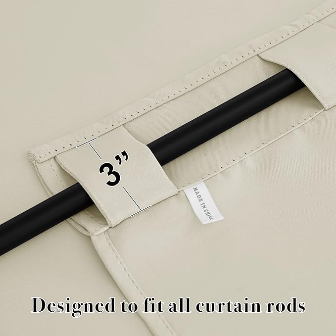 RYB HOME Blackout Curtains for Bedroom, Window Shades Thermal Insulating - Image 5
