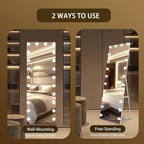 Kosmonia 66x22 Hollywood Full Length Mirror - Image 5