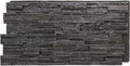 EverStone Cascade Faux Stone Panel, 48 5/8"W x 24 3/4"H x 1 1/4"D, Dark River by EkenaMillwork