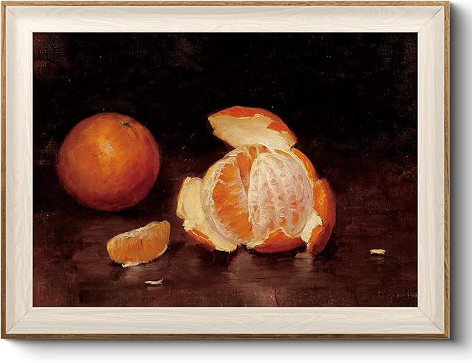 VIYYIEA Framed Wall Art for Living Room, Vintage Home Decor, Fruits Painting by VIYYIEAART
