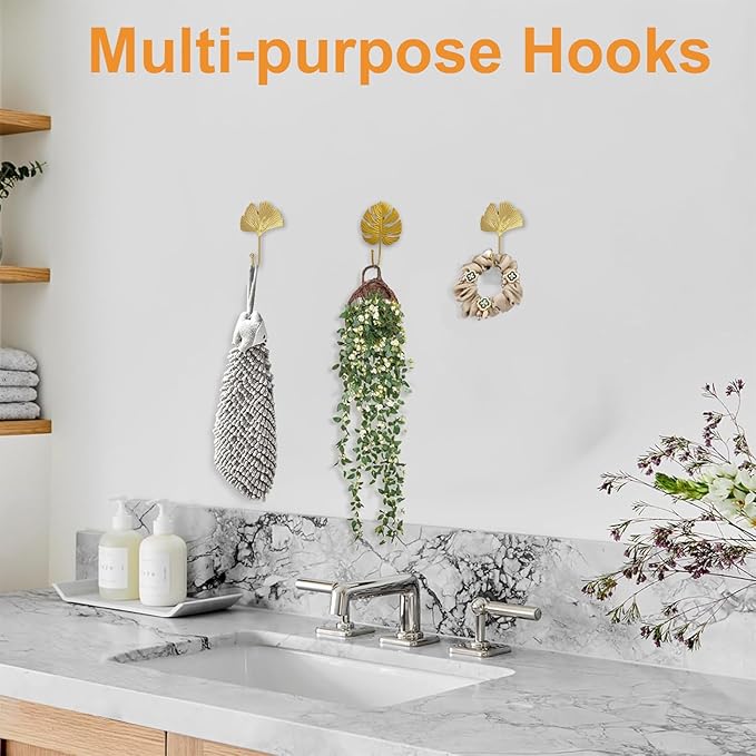 MOROBOR Decorative Leaves Iron Hook - Image 5