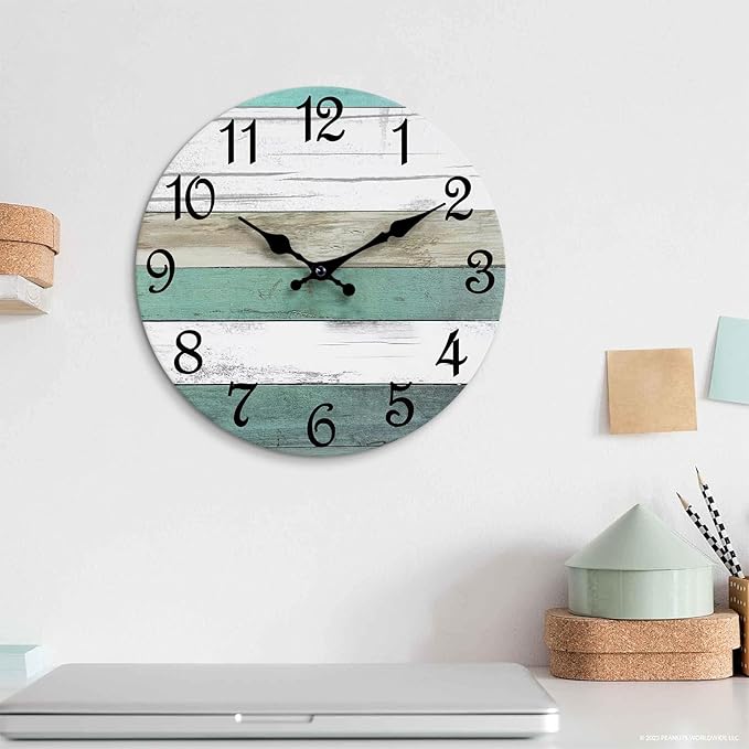 CHYLIN Wall Clock, 14 Inch Wall Clocks Battery Operated Silent Non Ticking - Image 7