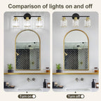 Crystal Bathroom Light Fixtures, Bathroom Lighting Fixtures Over Mirror - Image 7