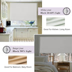 DEJAVU Cordless Linen Roman Shades - Image 6