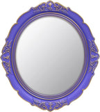 YCHMIR 14.8 x 13.1 inch Oval Wall Mirror Vintage Style by YCHMIR