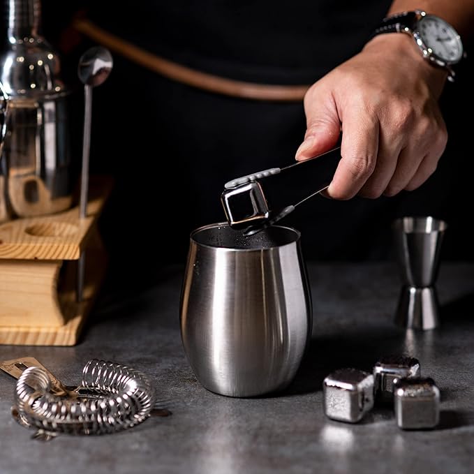 Sipworks Insulated Whiskey Tumbler - 8 oz Stainless Steel Bourbon Lowball Tumbler with Double Walled Vacuum Insulation - Spill Resistant Cocktail Nosing Glass Mug | Travel & Parties - Salmon