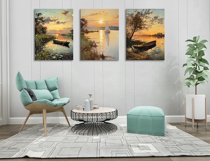 weiyiart Farmhouse Canvas Wall Art Vintage Wall Decor - Image 4