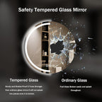 LED Bathroom Mirror 26 Inch Round Bathroom Mirror - Image 5