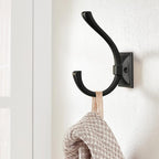 TUNNY 5 Pack Antique Design Wall Hanging Coat Hooks - Image 4