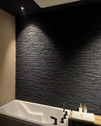 3D Faux Stone Wall Panels, Lightweight & Waterproof Accent Marble Flowing Stone - Image 7
