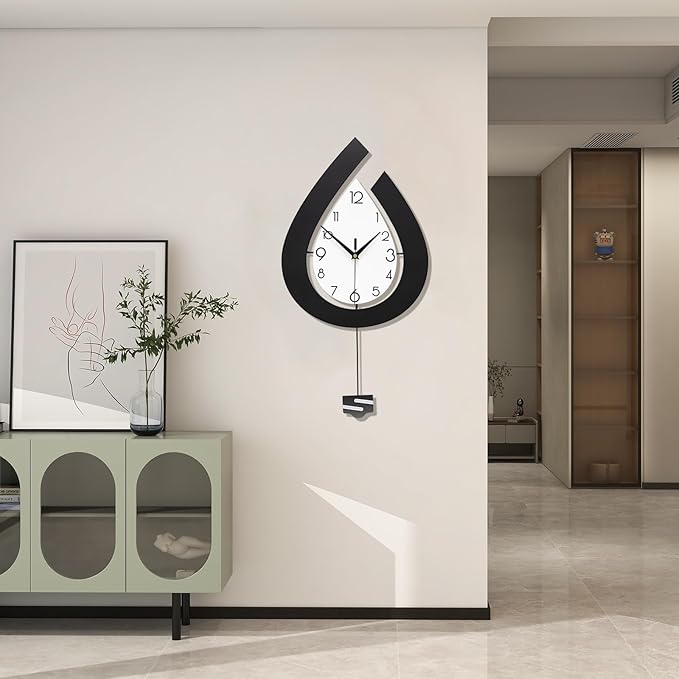 Large Wall Clock for Living Room Decor Big Decorative Pendulum Modern Wall - Image 2