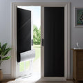 54" W x 78" L 100% Blackout Curtains, Total Darkness No-Drill Black Out Window by ZELMINE