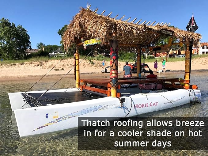 Forever Bamboo Mexican Palm Thatch Roof Runner Roll - Image 10