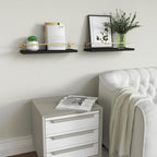 RICHER HOUSE Bathroom Floating Wall Shelf Set of 2 - Image 7