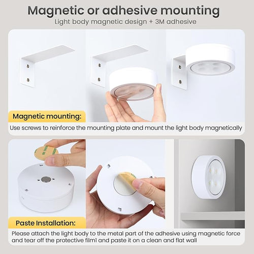 4-Pack Battery Picture Lights, Remote Painting Light - Image 2