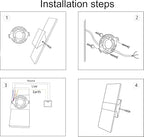 KICAAO Modern Wall Sconces, Led Wall Light 10w, Wall Sconce Up Downlight - Image 7