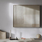 White Grasscloth Peel and Stick Wallpaper Texture Contact Paper A Set of 15.7" - Image 4