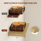 Vivelove 12 Inch Deep Floating Shelves 24 inch Long, 24 x 12 Wide Display - Image 5