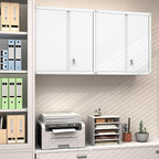 GREATMEET Metal Wall Cabinet, Wall Mounted Storage Cabinet - Image 8