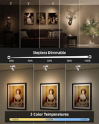 EZVALO Battery-Powered LED Spotlight Indoor, Wireless Picture Lights - Image 3