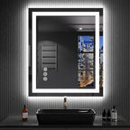 LOAAO 24"X32" LED Bathroom Mirror by LOAAO