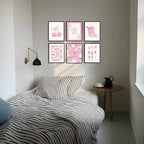 Uniro Coquette Room Decor Pink, Trendy Bows Wall Art Posters - Image 7
