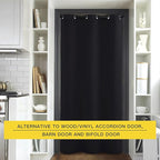 NICETOWN Faux Folding Accordion Doors, Front Door Curtains - Image 4