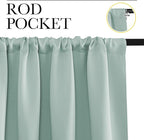 NICETOWN Curtains for Living Room 2 Panels, Rod Pocket Thermal Drapes for - Image 2