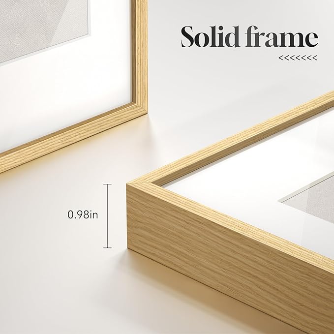 Framed Neutral Abstract Landscape Wall Art - Image 5