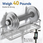 YASONIC Shower Caddy Adhesive, No Drill Bathroom Shower Organizers, - Image 3