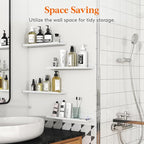 Lifewit Floating Shelves for Bathroom, Acrylic Wall Organizer for Perfume - Image 6